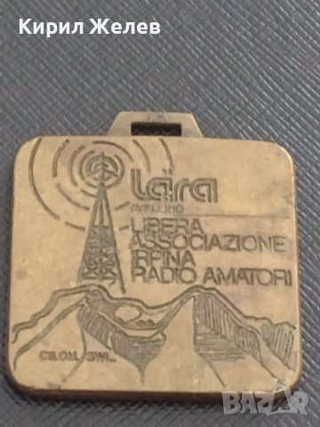 Рядък плакет RADIO AMATORI стар перфектно състояние за КОЛЕКЦИОНЕРИ 18264, снимка 4 - Антикварни и старинни предмети - 41443731