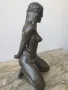 22см-2кг Boulesteix статуетка/еротика/френска бронзова скулптура/малка фигура на вързана гола жена, снимка 2