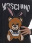 Дамска плетена туника-рокля Moschino в черно с мече Playboy, снимка 8