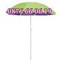 Плажен чадър с УВ защита ф 160 мм, чадър за плаж с UV защита, снимка 3