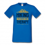 Мъжка тениска Hiking It's Cheaper Than Therapy,Къмпинг,Планина,Изненада,Подарък,Поход,Връх,Хижа,, снимка 4