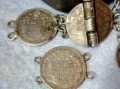 СТАРИННА МАЙСТОРСКА СРЕБЪРНА ГРИВНА със СРЕБЪРНИ МОНЕТИ 50 СТОТИНКИ на ЦАР ФЕРДИНАНД I 47953, снимка 12