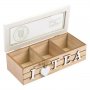 Кутия за чай, за съхранение, дървена, 24*10*7см, снимка 1 - Кутии за съхранение - 35851078