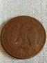 Монета 10 сантима 1855г. Франция Император Наполеон трети 30434, снимка 2