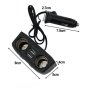 Разклонител за запалка Automat, 12-24V, Двоен, Черен, снимка 2