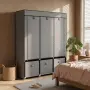 Гардероб HOMCOM от нетъкан плат, сгъваем, включително 3 чекмеджета, снимка 6