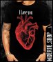 Тениска с щампа HEART GRAPHIC, снимка 1 - Тениски - 36355791
