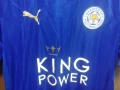 Leicester City Puma 2016 оригинална шампионска тениска фланелка Лестър Сити размер М, снимка 4