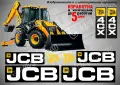 JCB строителна техника и механизация стикери, снимка 7