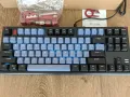 Геймърска механична клавиатура MageGee 87 – Blue/Brown switch - LED , снимка 5