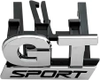 Емблема предна решетка GT SPORT/Polo/Golf/Passat/Touran/Cadyy/Bora, снимка 2