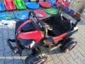 X двуместен акумулаторен джип BEAST 4x4 червен, снимка 5