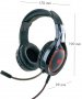 Слушалки SCHWAIGER GAMING HEADSET GH50, Черен/Червен, снимка 4