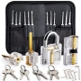 26 части Lock Pick Set – комплект за обучение и практика- шперцове, снимка 10