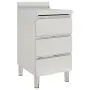 vidaXL Търговски кухненски шкаф с 3 чекмеджета 50x60x96 см, снимка 1