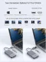 Докинг станция 11 в 1, USB 3.0, HDMI, Сив, снимка 6