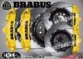 BRABUS надписи за капаци на спирачни апарати SSA-BR-B, снимка 1