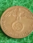 Две монети 1 райхсфенинг 1940г. Трети Райх Германия с свастика 53327, снимка 8