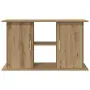 vidaXL Стойка за аквариум, дъб, 101x41x58 см, инженерно дърво, снимка 4