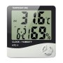HTC-1 Стаен термометър вътрешна температура, Влагомер, Часовник, снимка 1 - Други стоки за дома - 41309153