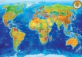 Пъзел 1500 части World Political Map, снимка 1 - Игри и пъзели - 36093270