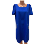 Елегантна рокля MAISON SCOTCH размер L синя бродерия, снимка 1 - Рокли - 44585717
