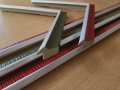 Профили за рамки на едро сребро с зелено или червено ПВЦ х 3лв линеен метър, снимка 6