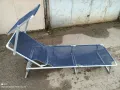 шезлонг, сгъваемо алуминиево легло, туристическо легло , снимка 5