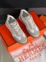 Hermes Дамски Сиви Маратонки👟Дамски Спортни Обувки В Сив Цвят Хермес Код E1060, снимка 5