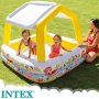Детски надуваем басейн със сенник, снимка 1 - Басейни и аксесоари - 40937776