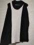СТРАХОТНА ЧЕРНО БЯЛА ТУНИКА БЕЗ РЪКАВ 2XL-3XL, снимка 2