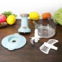Кухненски робот, чопър с три остриета и ръчно предпазно заключване, 1,5 л., снимка 1 - Чопъри и пасатори - 42661220