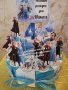Картонена торта Замръзналото кралство Frozen , снимка 13