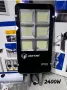 LED Соларна улична лампа JORTAN 2400 W най мощната панел стойка дистанционно, снимка 3