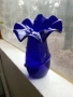 Разкошна голяма синя ваза - без забележки, снимка 3