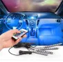 4 Броя LED Ленти За Купето На Вашия Автомобил С Bluetooth Управление, снимка 2