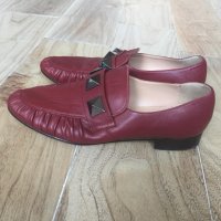 Оригинални Valentino Garavani Donna Rockstud Leather Moccassines Размер 38, снимка 4 - Дамски елегантни обувки - 41968765