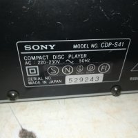 SONY CDP-S41 MADE IN JAPAN-ВНОС GERMANY LN2208231048, снимка 14 - Ресийвъри, усилватели, смесителни пултове - 41929529