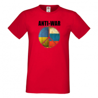 Мъжка тениска ANTI WAR,спрете войната, подкрепям Укркайна, снимка 9 - Тениски - 36115193
