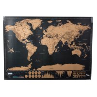 Скреч карта на света, снимка 2 - Игри и пъзели - 41321375
