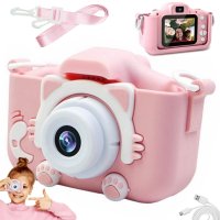 Камера за деца, Cute Kitty ДЕТСКИ ФОТОАПАРАТ снимки и видеозапис, снимка 6 - Други - 41557399