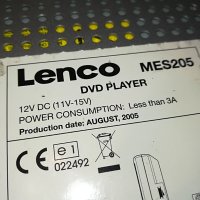 LENCO MES205 DVD PLAYER 12V-DVD CD MP3-ВНОС SWISS 0605231937, снимка 6 - Ресийвъри, усилватели, смесителни пултове - 40612695