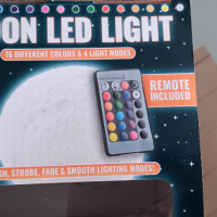 Лампа "Светеща луна", снимка 5 - Играчки за стая - 44837224