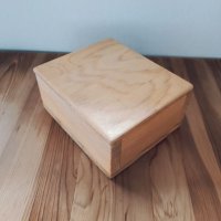 Ръчно изработена дървена кутия за съхранение на вещи и декорация, снимка 2 - Декорация за дома - 41096827