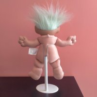 Колекционерски Играчка Кукла Трол Troll ACE Novelty 1992 30 см + коса, снимка 15 - Колекции - 42496458