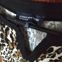 Дамски потник/туника  Jones New York,размер М,леопардови мотиви, снимка 5 - Потници - 41944280
