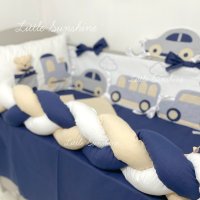 Cars Set Комплект за бебешко легълце с колички, вариант  11 части , снимка 4 - Спално бельо и завивки - 41501800