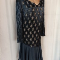 XXL Черна ,дълга официална рокля за едра дама , снимка 5 - Рокли - 40892873