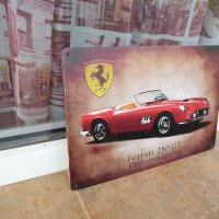 Ferrari 250 GT California Spider метална табела Ферари кола спортна, снимка 2 - Рекламни табели - 41570145