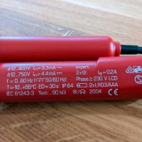 BENNING DUSPOL expert - GERMANY - PROFI Voltage Tester 12 - 750 V AC/DC Електроизмервателен Уред !!!, снимка 9 - Клещи - 41660406
